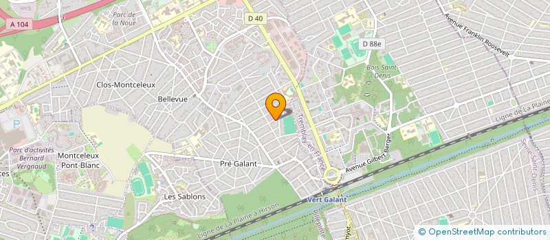 localisation de l'entreprise PHAG à VILLEPINTE
