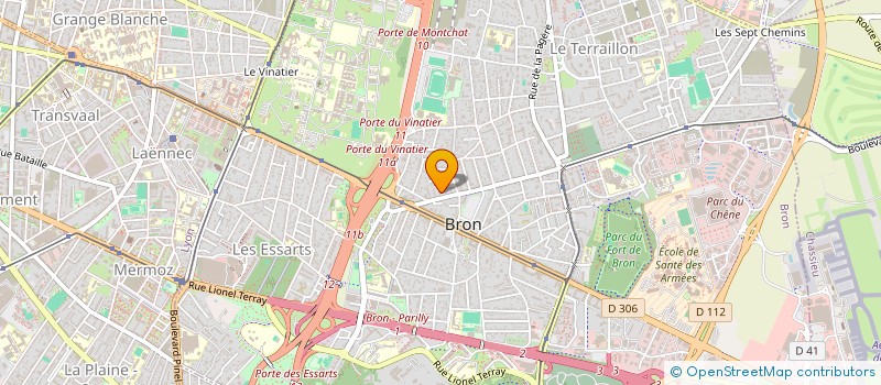 localisation de l'entreprise PHAGENIX  BRON