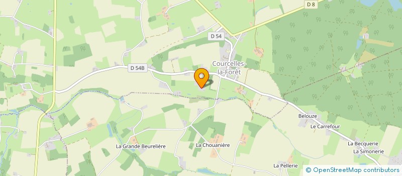 localisation de l'entreprise PHAI  COURCELLES LA FORET