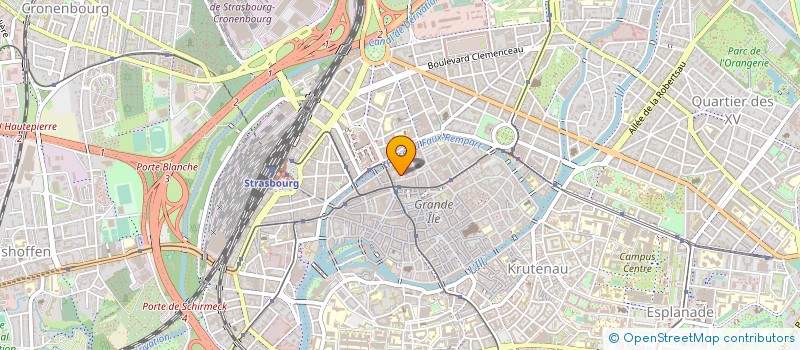 localisation de l'entreprise PHALANGER à STRASBOURG