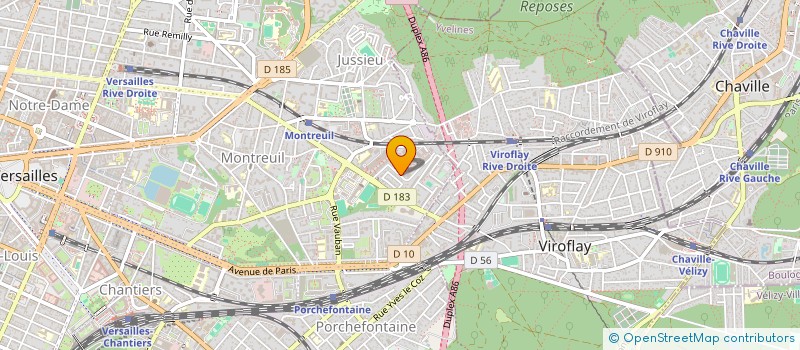localisation de l'entreprise PHALANGERS à VERSAILLES