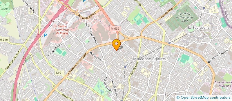 localisation de l'entreprise PHALEMPINS MP à TOURCOING