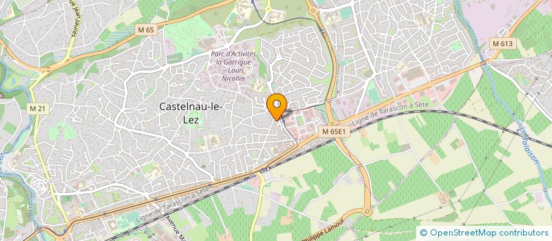 localisation de l'entreprise PHALLA DE COIFFURE  CASTELNAU-LE-LEZ