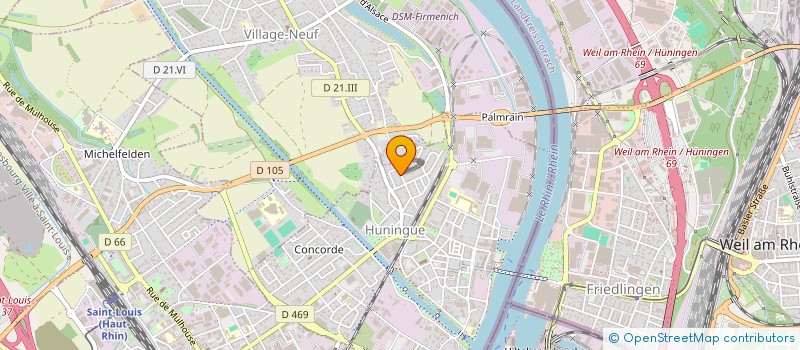 localisation de l'entreprise PHALLBUN  HUNINGUE