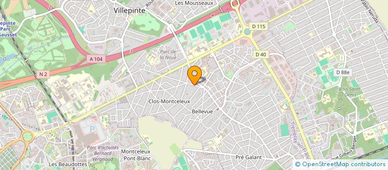 localisation de l'entreprise PHALSA à VILLEPINTE