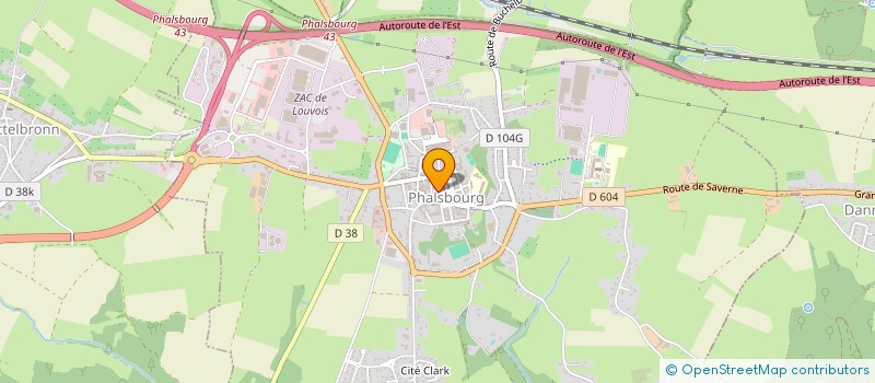 localisation de l'entreprise PHALSBOURG OPTIQUE  PHALSBOURG