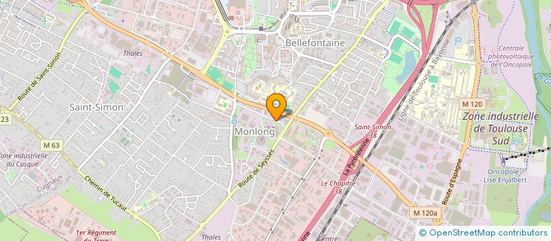 localisation de l'entreprise PHAM CONFECTION  TOULOUSE