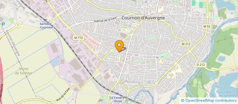 localisation de l'entreprise PHAM-GESTION  COURNON-D'AUVERGNE