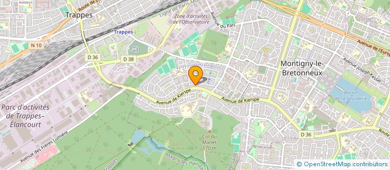 localisation de l'entreprise PHAM HIEN-THU  MONTIGNY-LE-BRETONNEUX