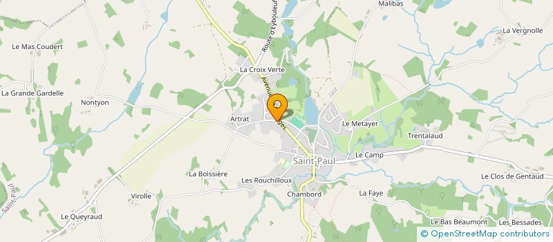 localisation de l'entreprise PHAMARCIE DUPUYTREN à PIERRE-BUFFIERE