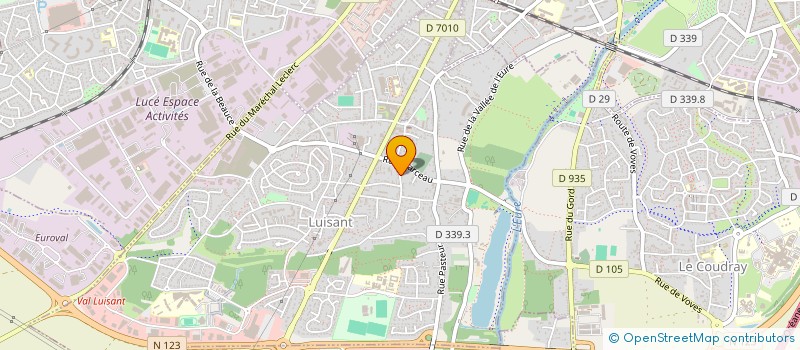 localisation de l'entreprise PHAMB à LUISANT