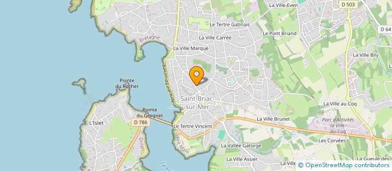 localisation de l'entreprise PHAME  SAINT-BRIAC-SUR-MER