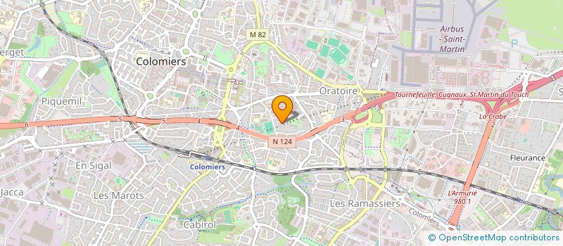 localisation de l'entreprise PHAMES à COLOMIERS