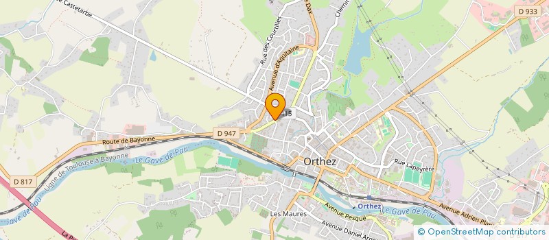 localisation de l'entreprise PHAMM  ORTHEZ