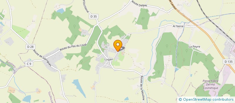 localisation de l'entreprise PHAMOT  LUGAN