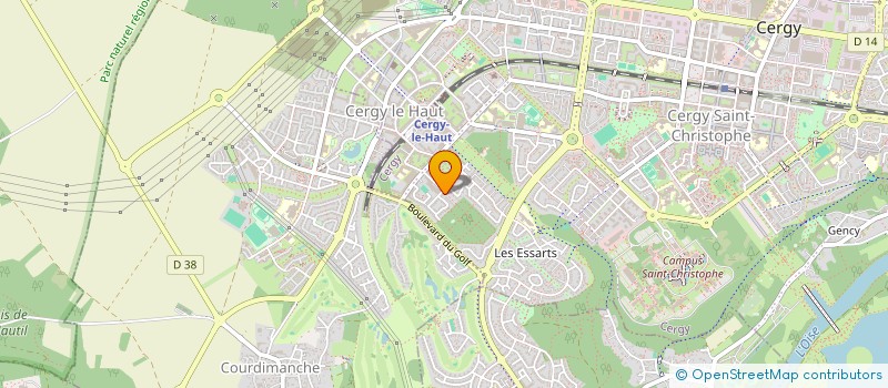 localisation de l'entreprise PHAN  CERGY