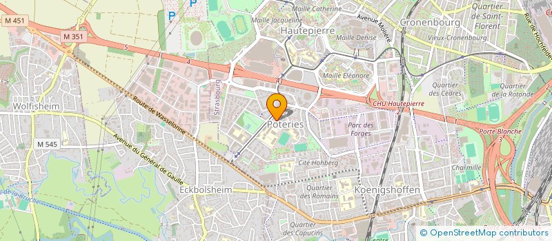 localisation de l'entreprise PHAN HOLDING à STRASBOURG