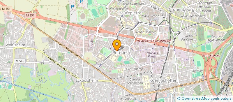 localisation de l'entreprise PHAN INVESTISSEMENT  STRASBOURG