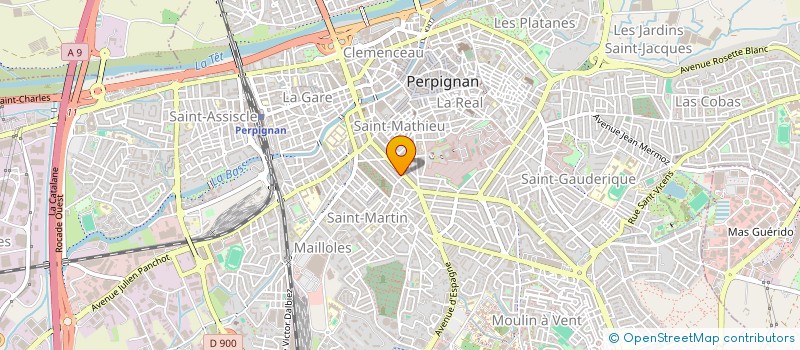 localisation de l'entreprise PHAN INVESTISSEMENT à PERPIGNAN
