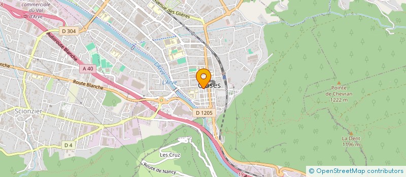 localisation de l'entreprise PHAN'X  CLUSES