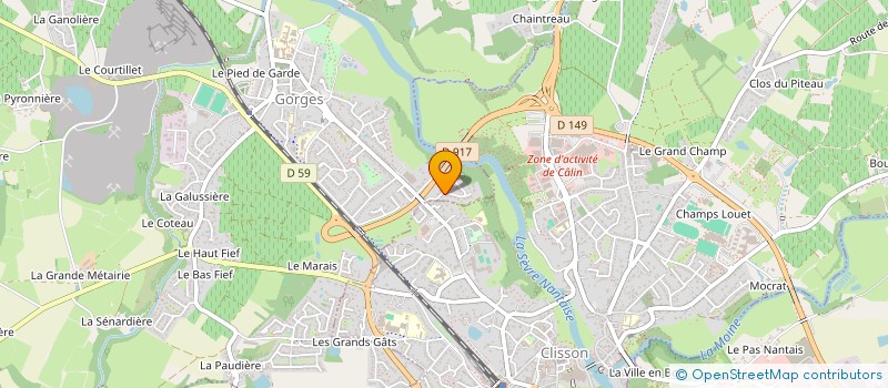 localisation de l'entreprise PHANARIA  GORGES