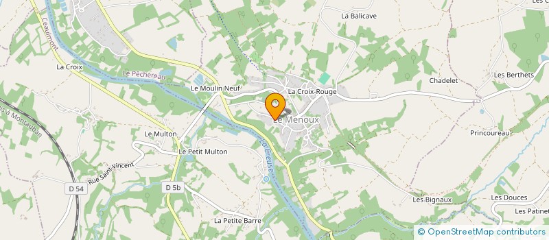 localisation de l'entreprise PHANELLE à LE MENOUX