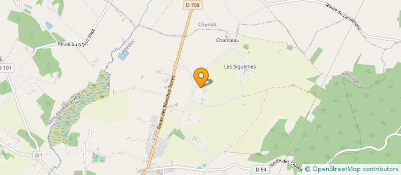 localisation de l'entreprise PHANES  VERTEILLAC