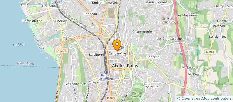 localisation de l'entreprise PHANGAN à AIX-LES-BAINS