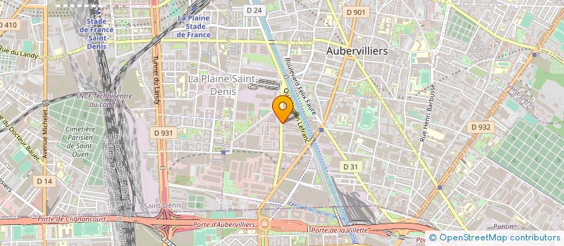 localisation de l'entreprise PHANIE MODE à AUBERVILLIERS