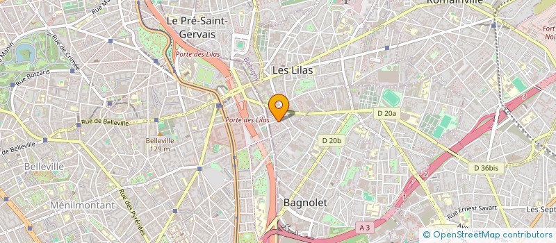 localisation de l'entreprise PHANTOM à LES LILAS