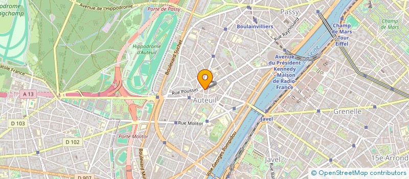 localisation de l'entreprise PHAOS à PARIS