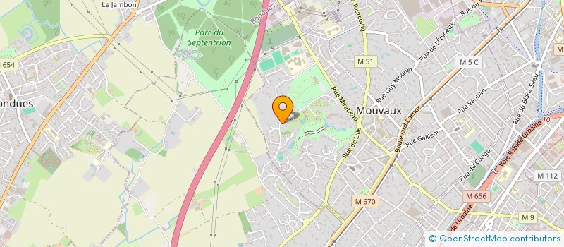 localisation de l'entreprise PHAOS RH  MOUVAUX