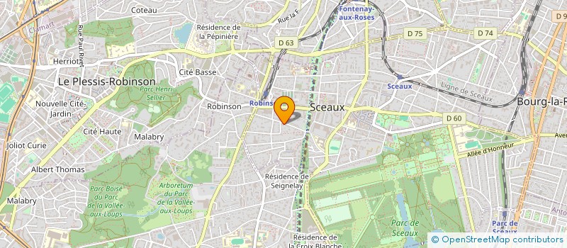 localisation de l'entreprise PHAR à SCEAUX