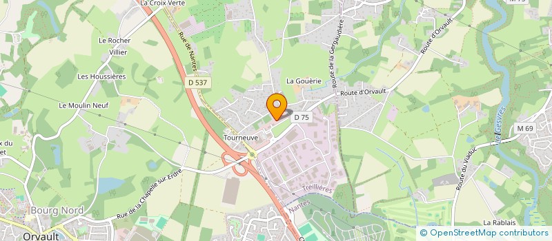 localisation de l'entreprise PHAR-EXCEL à TREILLIERES