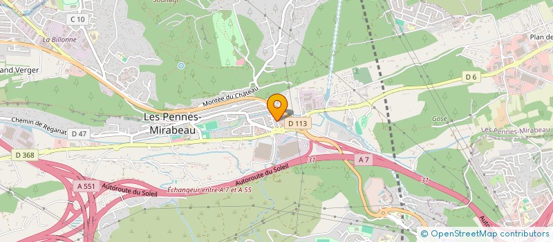 localisation de l'entreprise PHAR MIRA SUAU à LES PENNES MIRABEAU