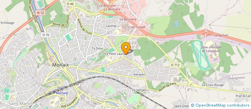 localisation de l'entreprise PHARA à MORLAIX