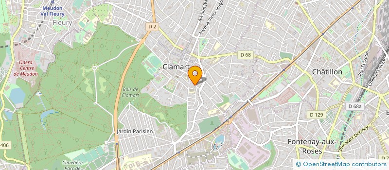 localisation de l'entreprise PHARA CONSEIL à CLAMART
