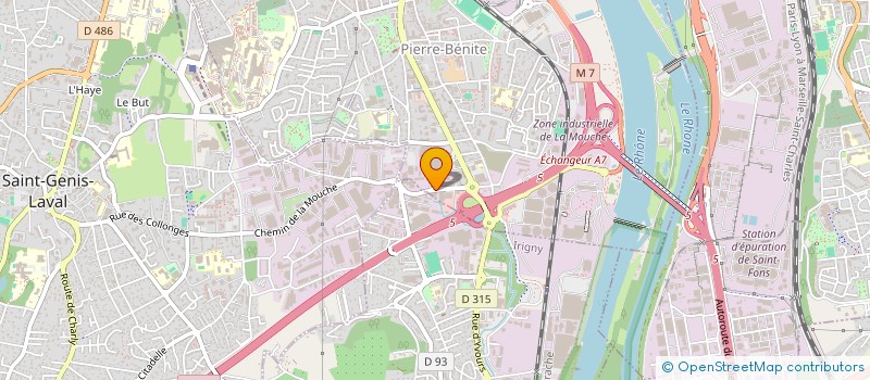 localisation de l'entreprise PHARAON  OULLINS-PIERRE-BENITE