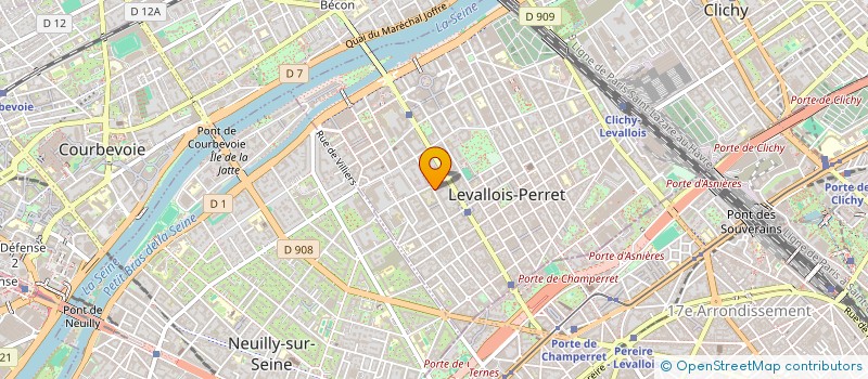 localisation de l'entreprise PHARAON GOLD à LEVALLOIS-PERRET