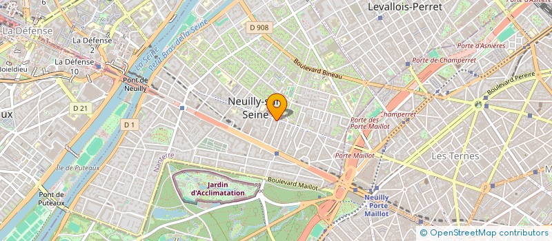 localisation de l'entreprise PHARAON PREVENTION SECURITE PRIVEE à NEUILLY-SUR-SEINE