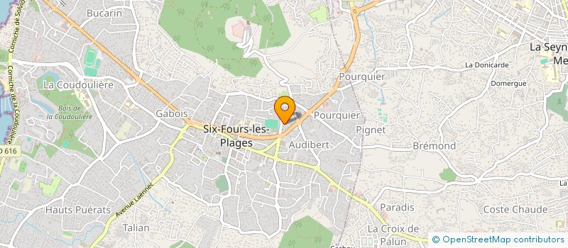 localisation de l'entreprise PHARAONS  SIX-FOURS-LES-PLAGES