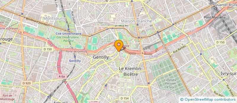 localisation de l'entreprise PHARCOR à GENTILLY