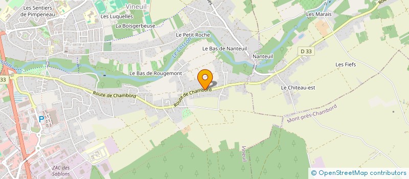 localisation de l'entreprise PHARCOS  HUISSEAU-SUR-COSSON