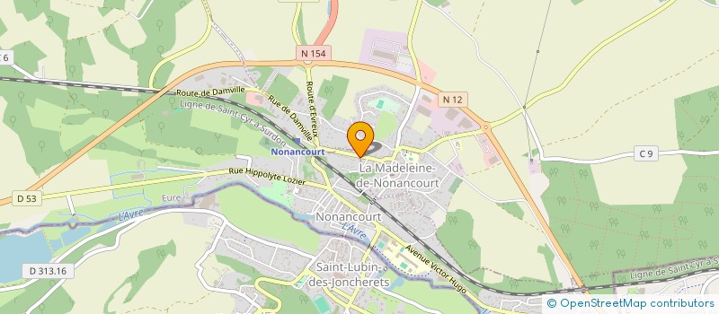 localisation de l'entreprise PHARCOS-TUBES  LA MADELEINE-DE-NONANCOURT