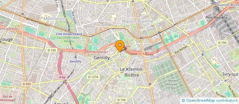 localisation de l'entreprise PHARDEX à GENTILLY