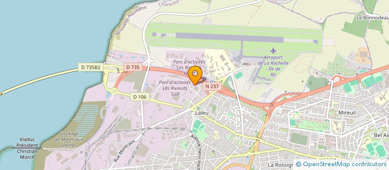 localisation de l'entreprise PHARE  LA ROCHELLE