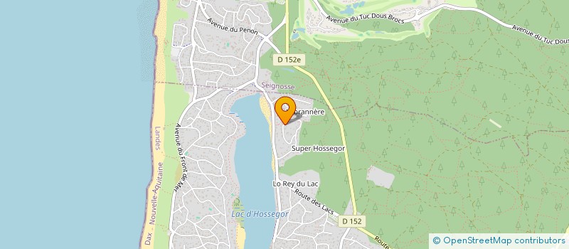 localisation de l'entreprise PHARE  SOORTS-HOSSEGOR