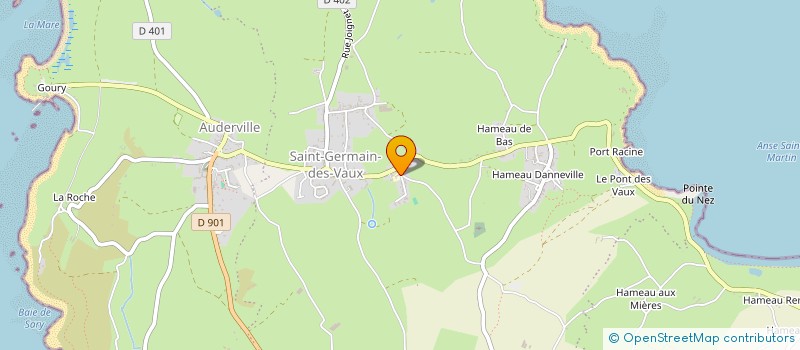 localisation de l'entreprise PHARE  LA HAGUE