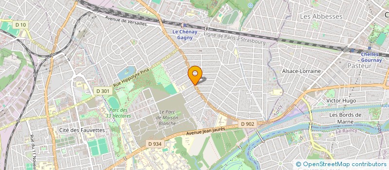 localisation de l'entreprise PHARE 86 à NEUILLY-SUR-MARNE