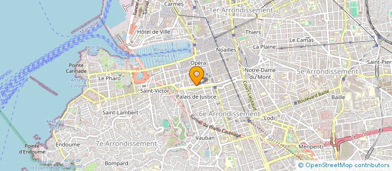 localisation de l'entreprise PHARE AVOCATS  MARSEILLE